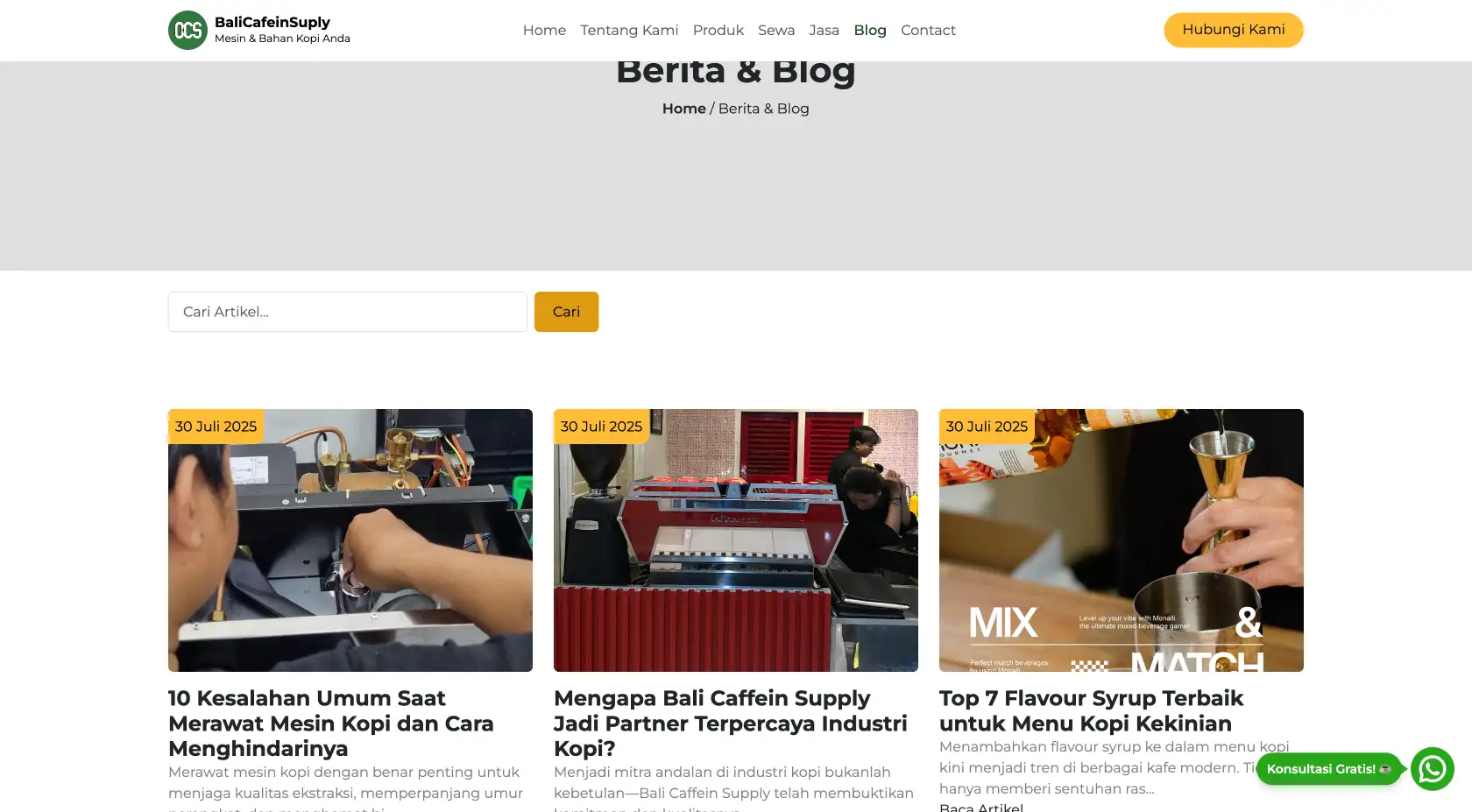 Bali Cafein Suply screenshot 12