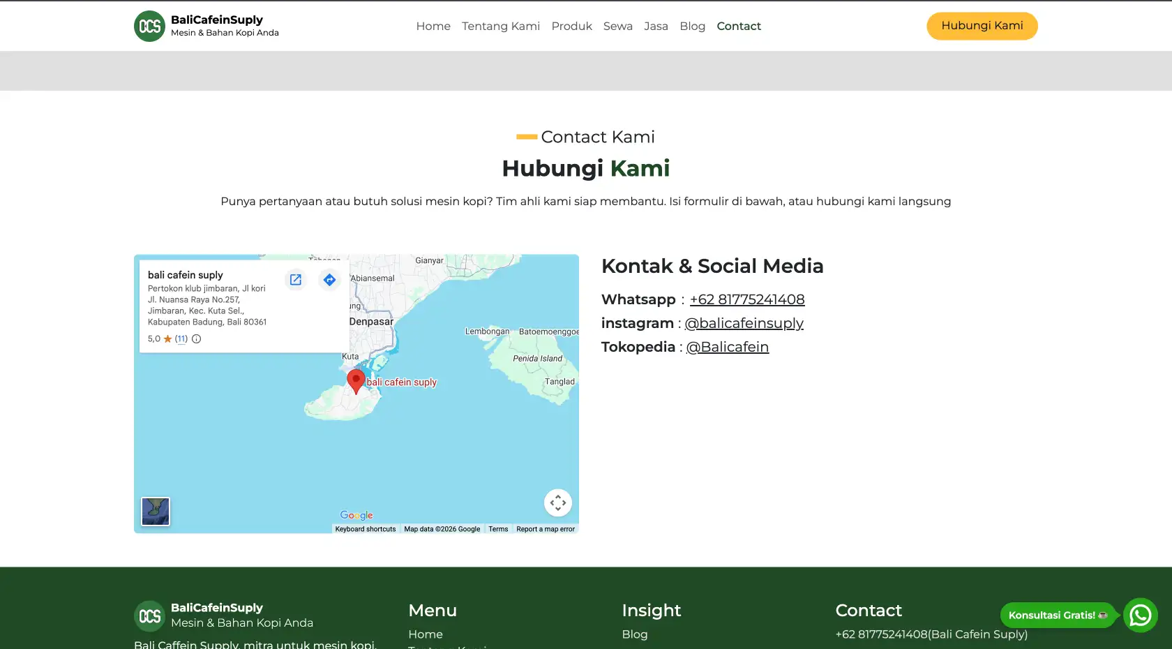 Bali Cafein Suply screenshot 13