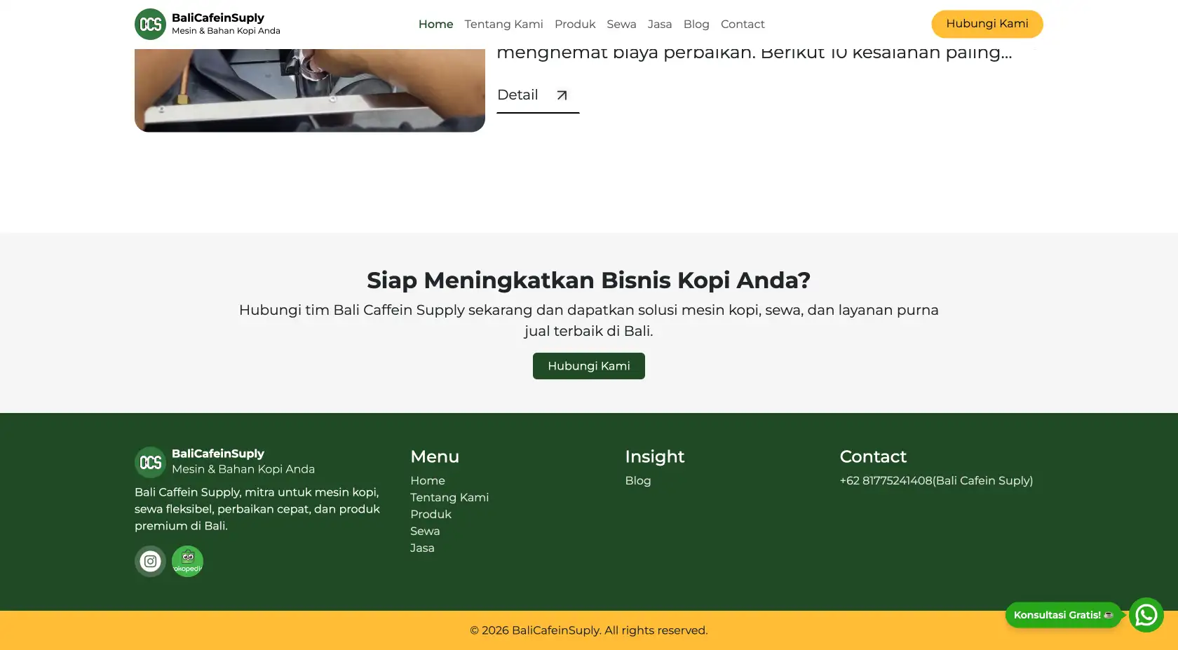 Bali Cafein Suply screenshot 7