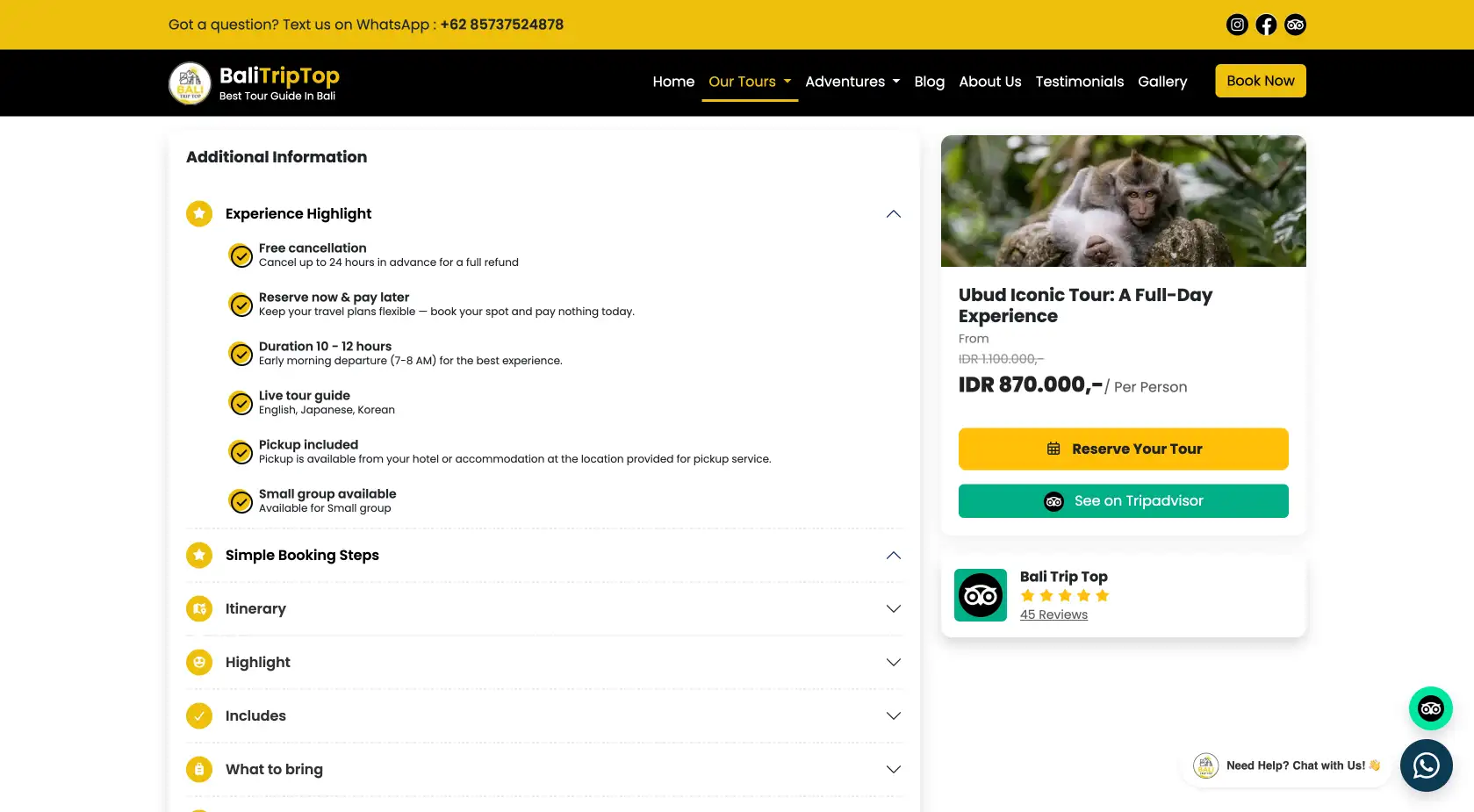 Bali Trip Top screenshot 14