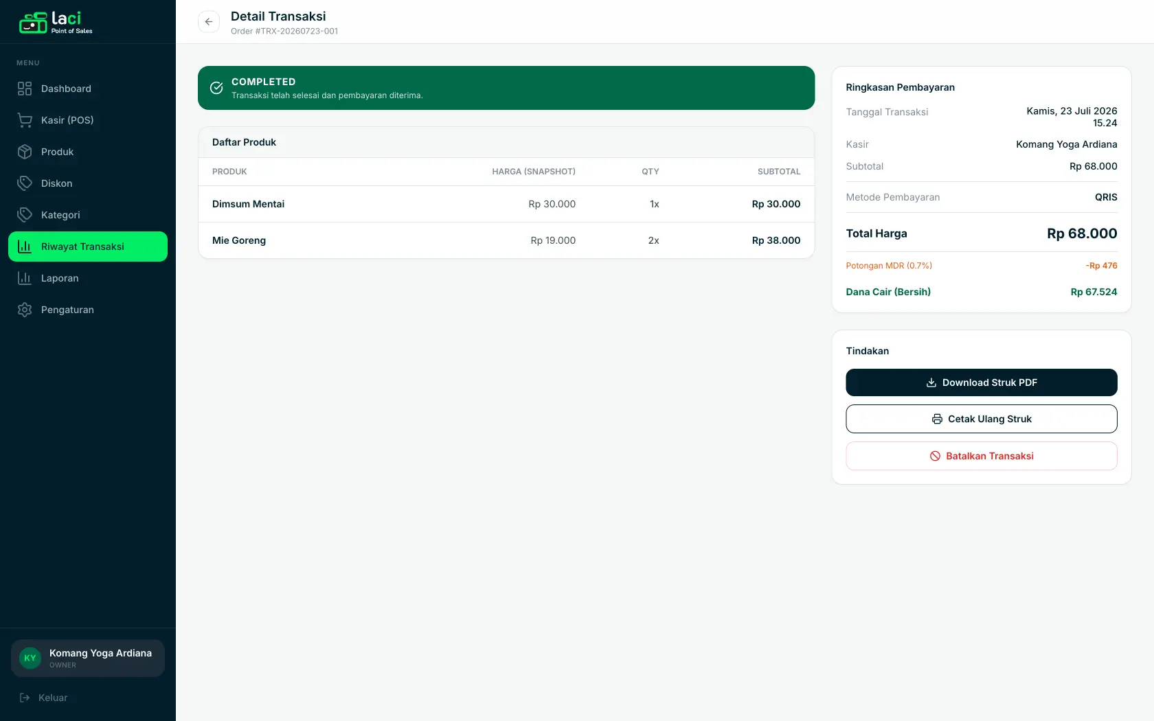 LaciPOS — Point of Sale Desktop screenshot 10