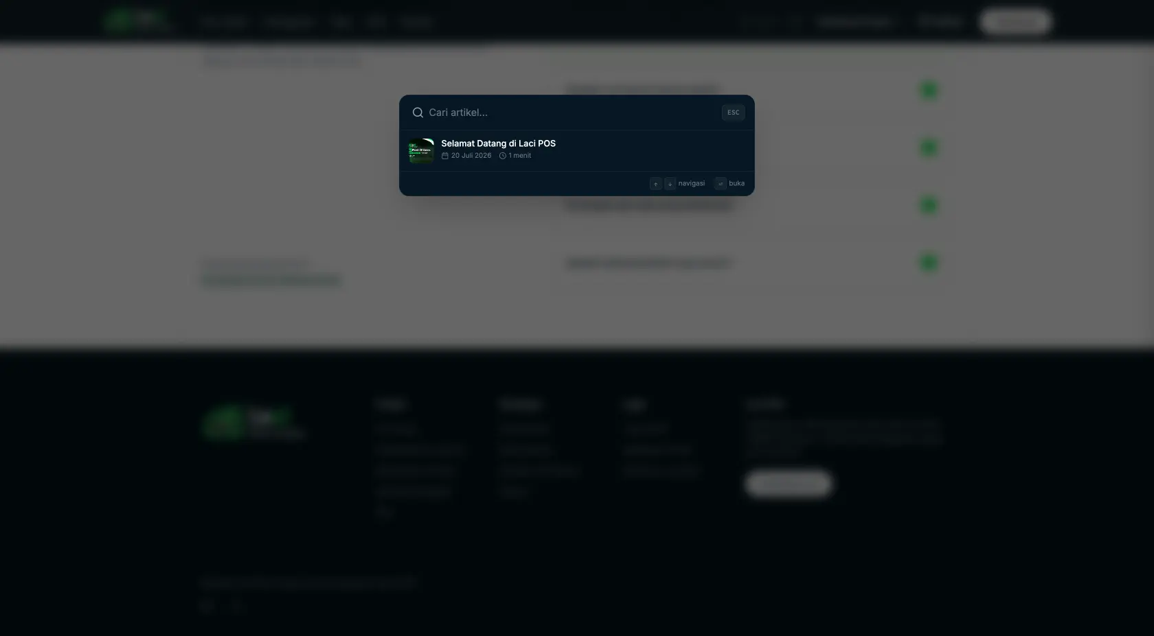 LACI POS Official Website screenshot 8