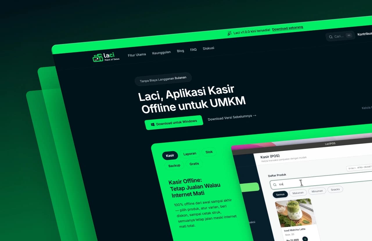 LACI POS Official Website - Portfolio Banner
