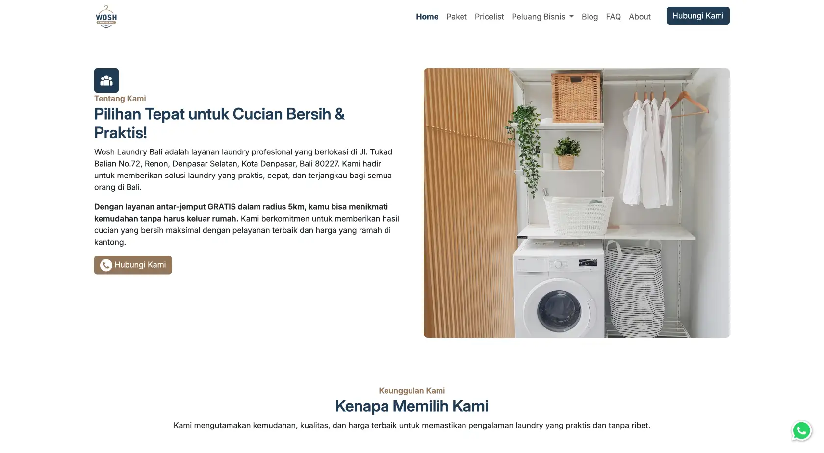 Wosh Laundry Bali screenshot 3