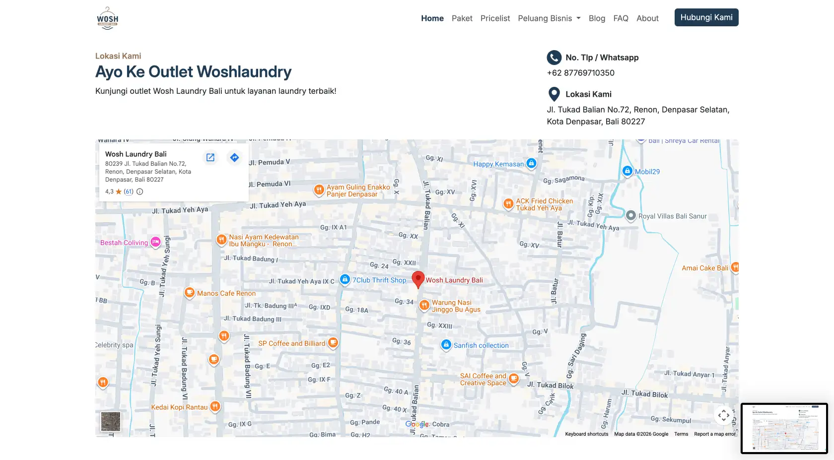 Wosh Laundry Bali screenshot 7